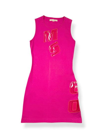 Hot Pink Miss Sixty PVC Cutout Dress ♡ M