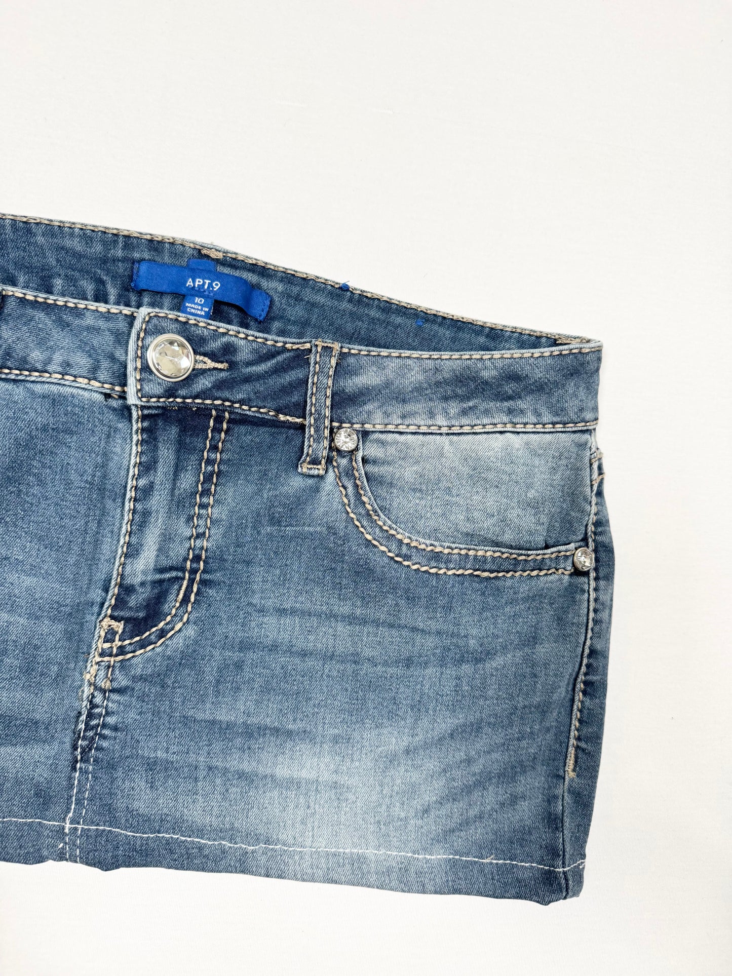 Diamante Pocket Skirt