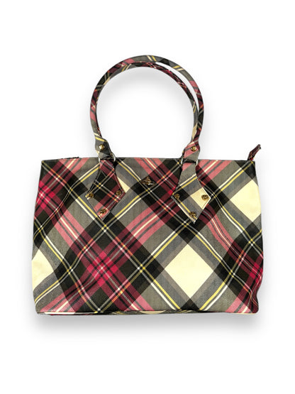 Vivienne Westwood Tartan Orb Tote