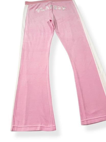 Playboy Pink Velour Trackpants ♡ S