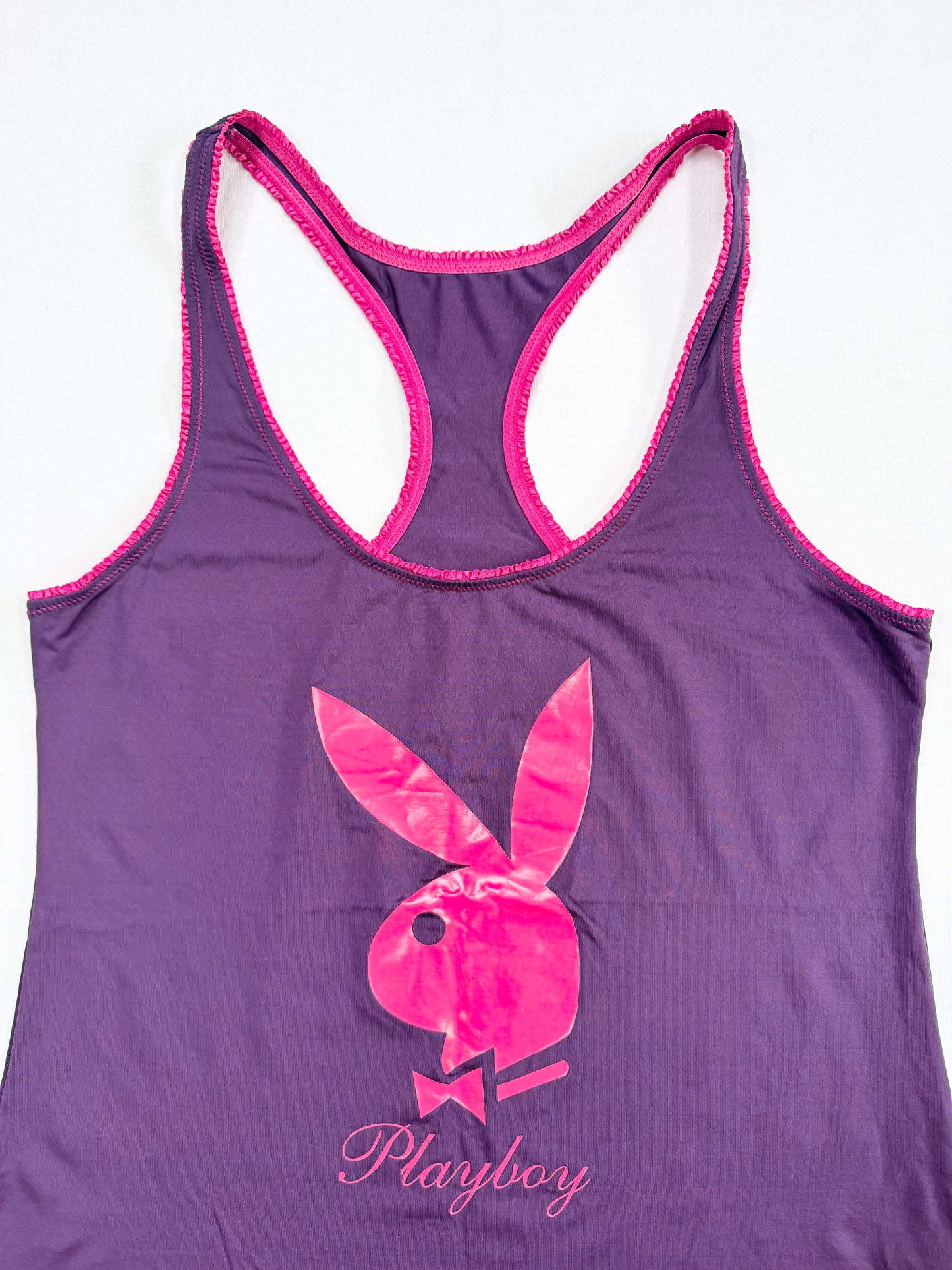 Playboy Purple & Pink Tank ♡ M/L