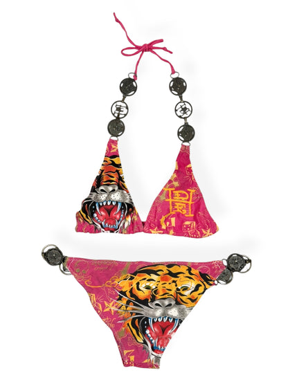Ed Hardy Pink Chain Bikini
