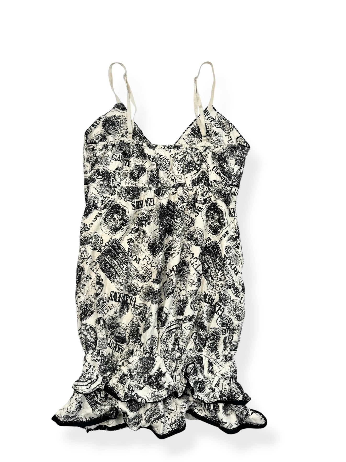 Stamp Print Dress ♡ S
