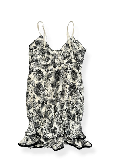 Stamp Print Dress ♡ S