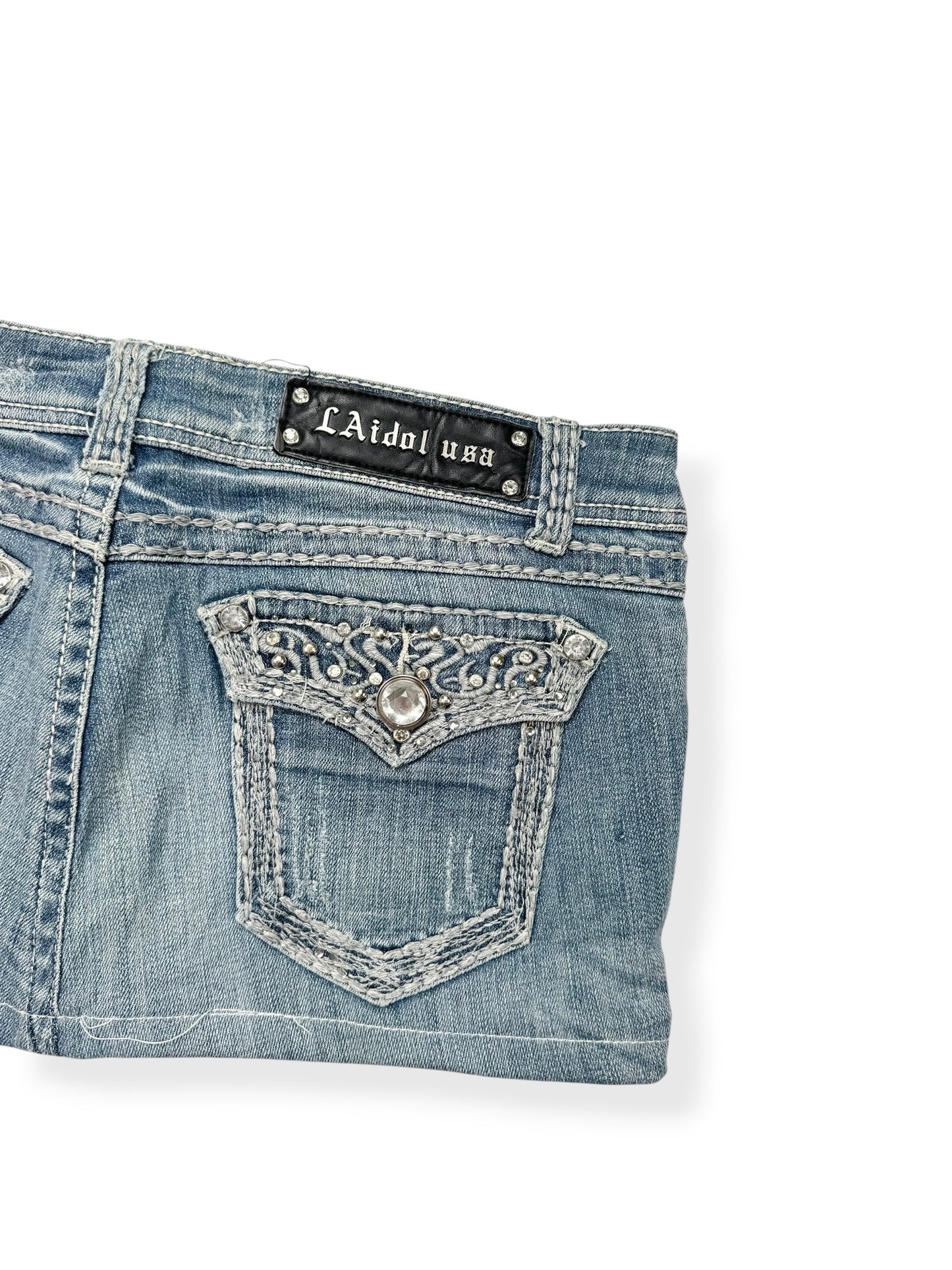 LA Idol Diamante Mini Skirt ♡ M