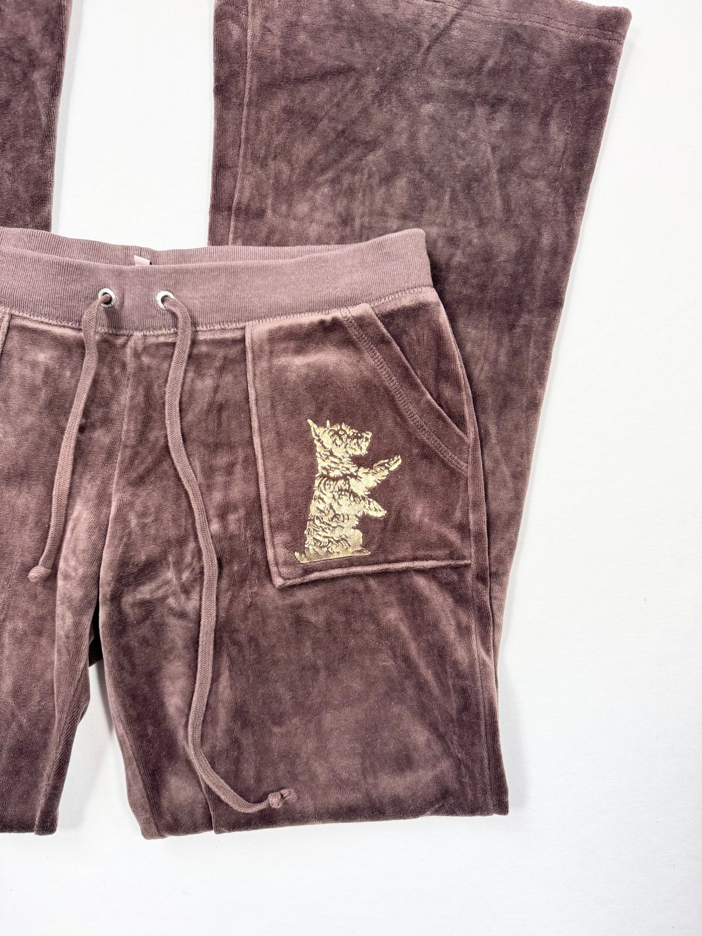 Juicy Couture Brown Velour Scotty Dog Tracksuit ♡ S/M