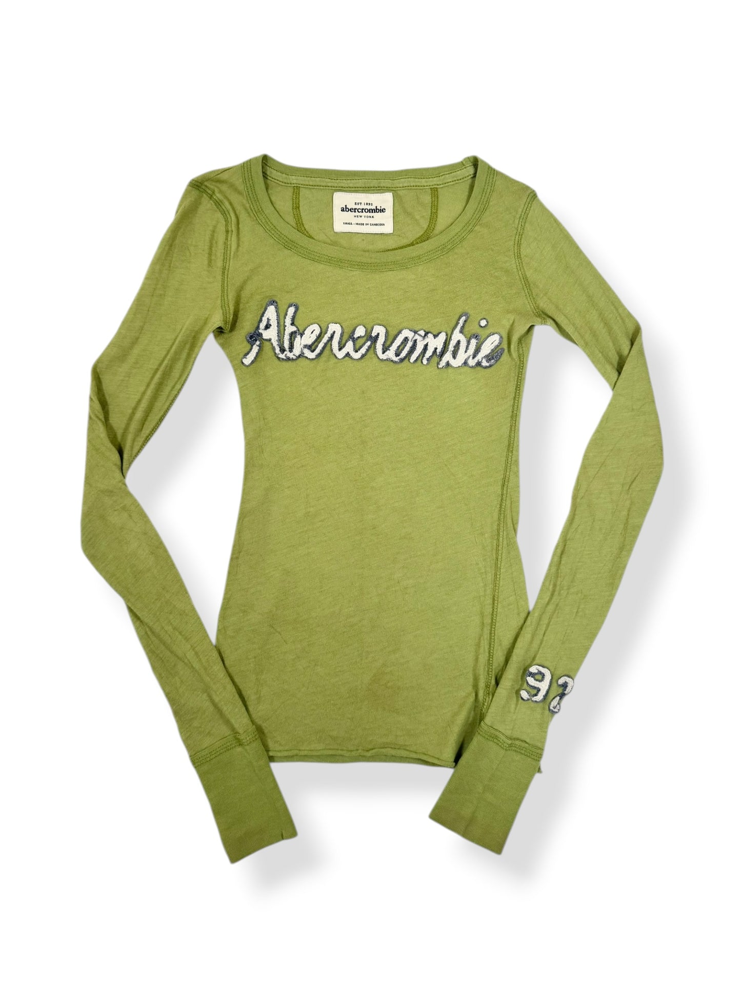 Abercrombie Green Long Sleeved Top ♡ XXS/XS