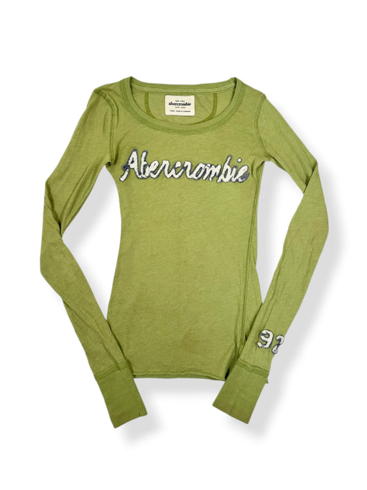 Abercrombie Green Long Sleeved Top ♡ XXS/XS