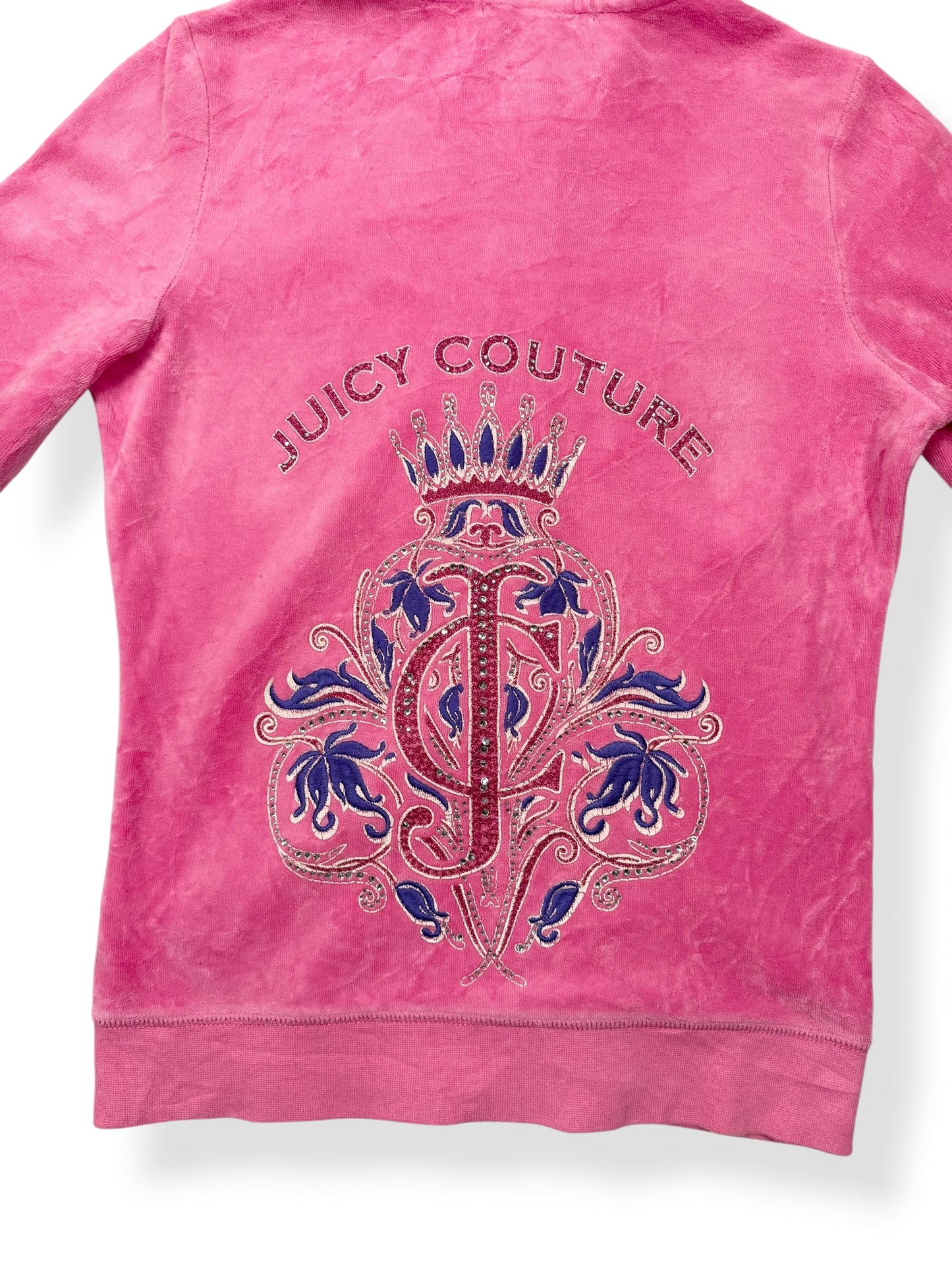 Pink Juicy Couture Zip Up Hoodie ♡ S