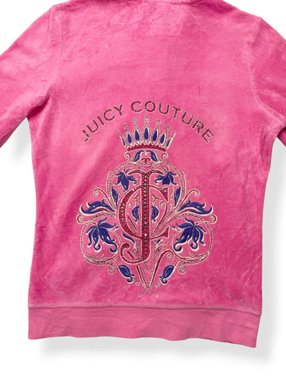 Pink Juicy Couture Zip Up Hoodie ♡ S