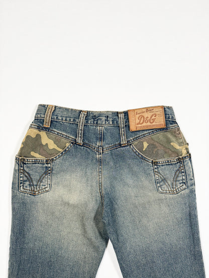 D&G Camo Flared Jeans