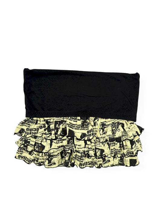 Fold Over Ruffle Mini Skirt ♡ Size XS/S