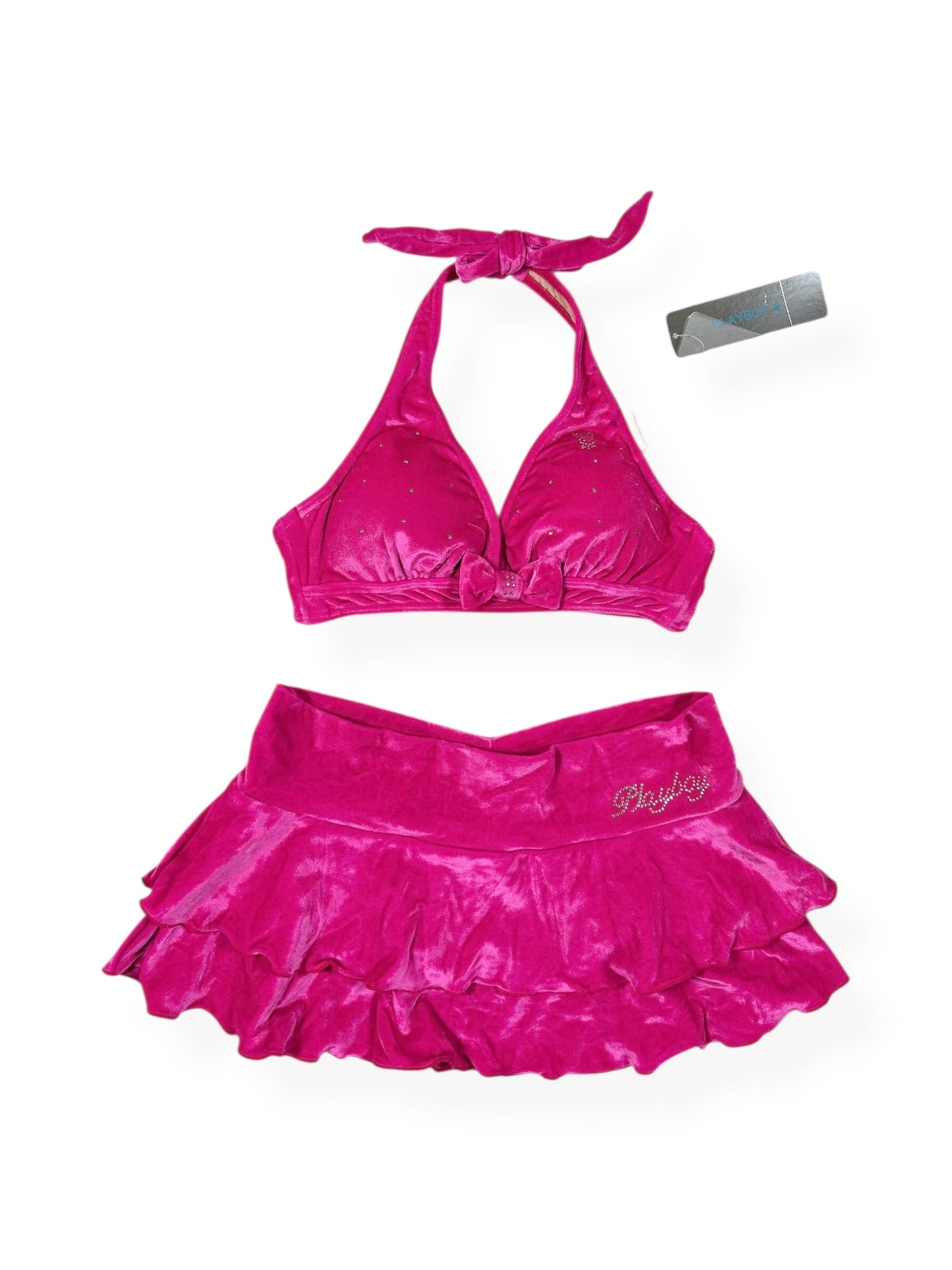 Playboy Pink Velour Swim Set ♡ Size XS/S