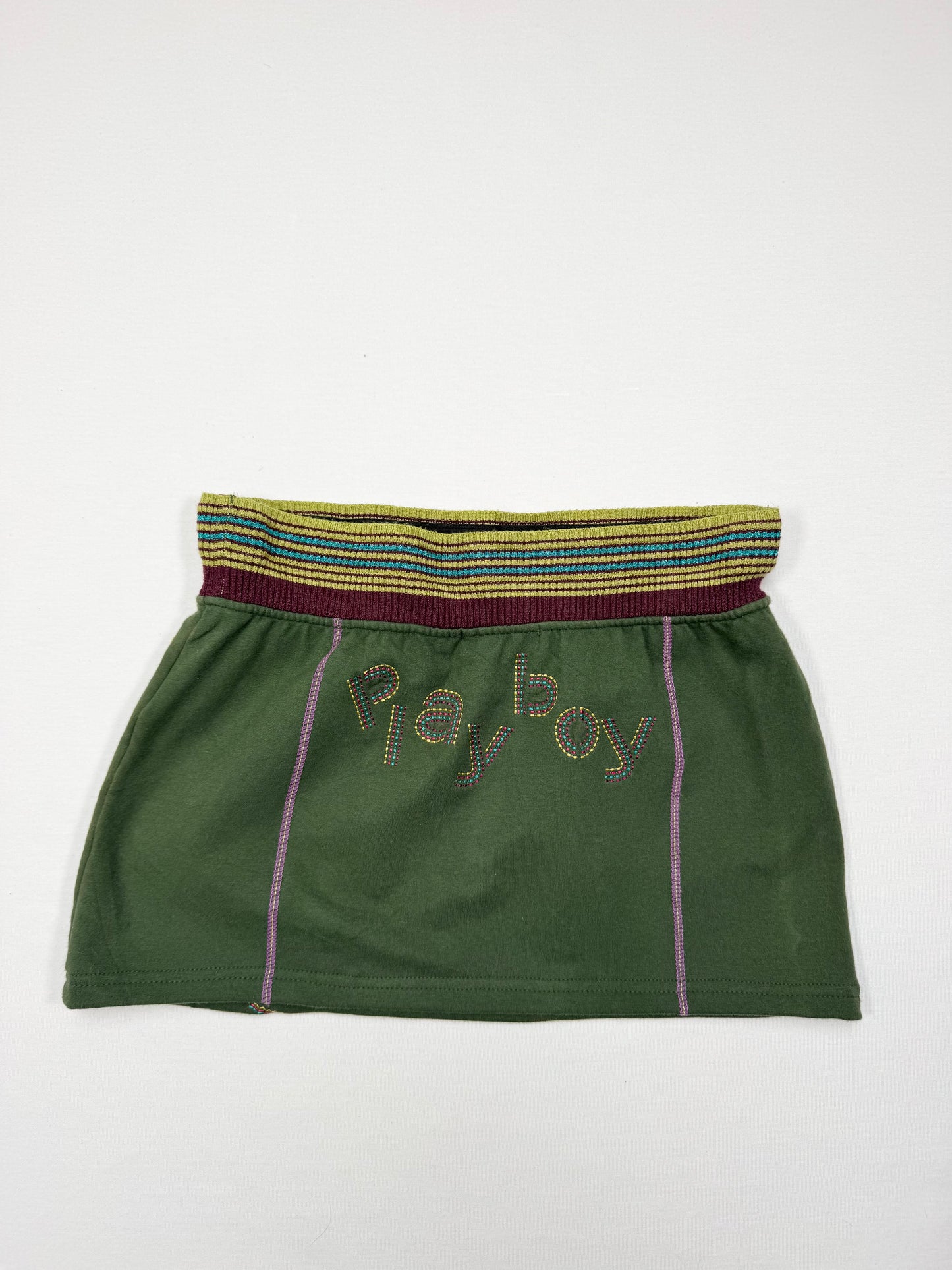 Green Playboy Mini Skirt ♡ S