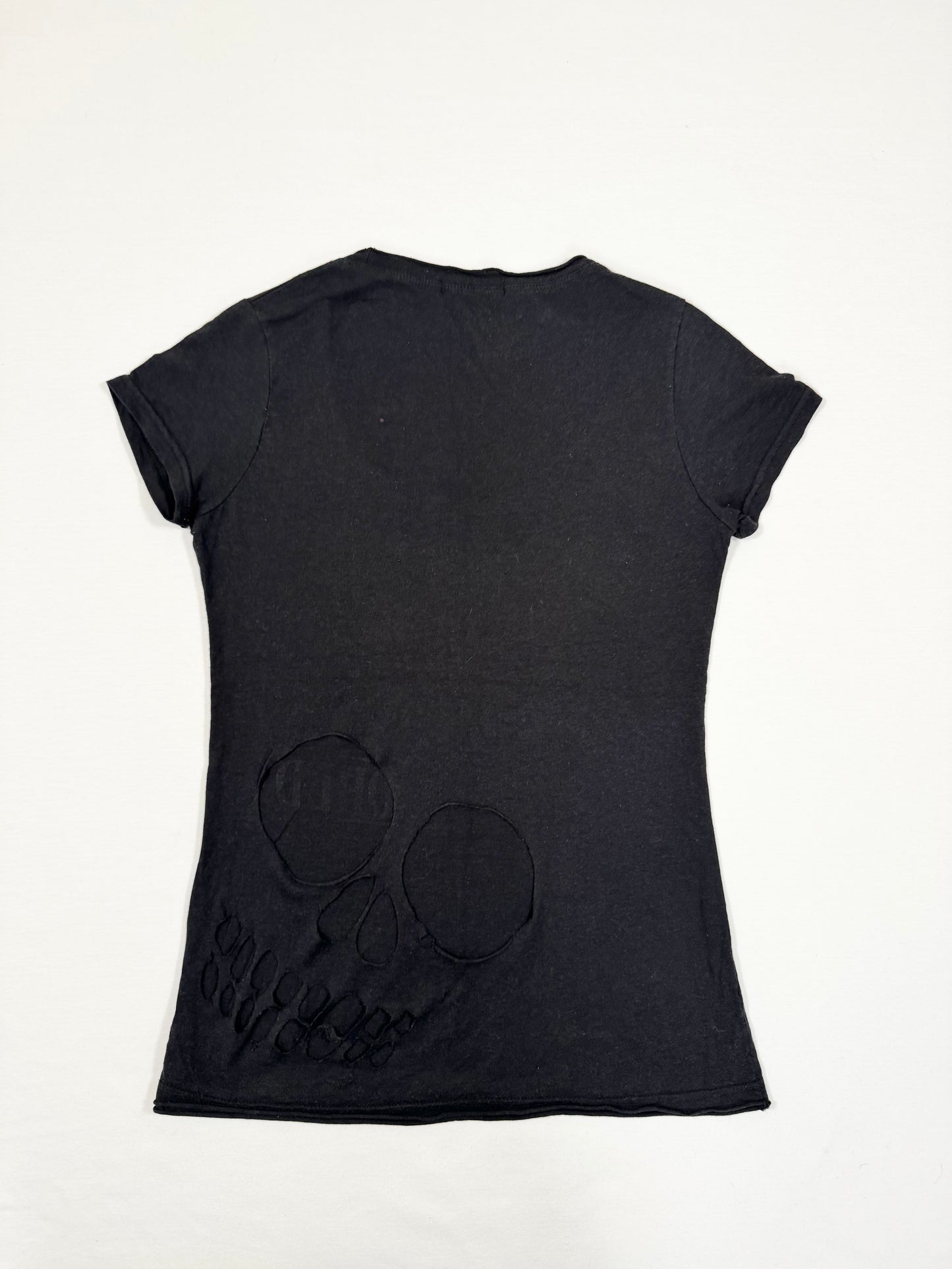 Skull Cut Out “Born To Lose” Tee ♡ S