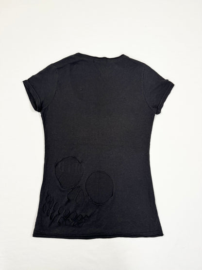 Skull Cut Out “Born To Lose” Tee ♡ S