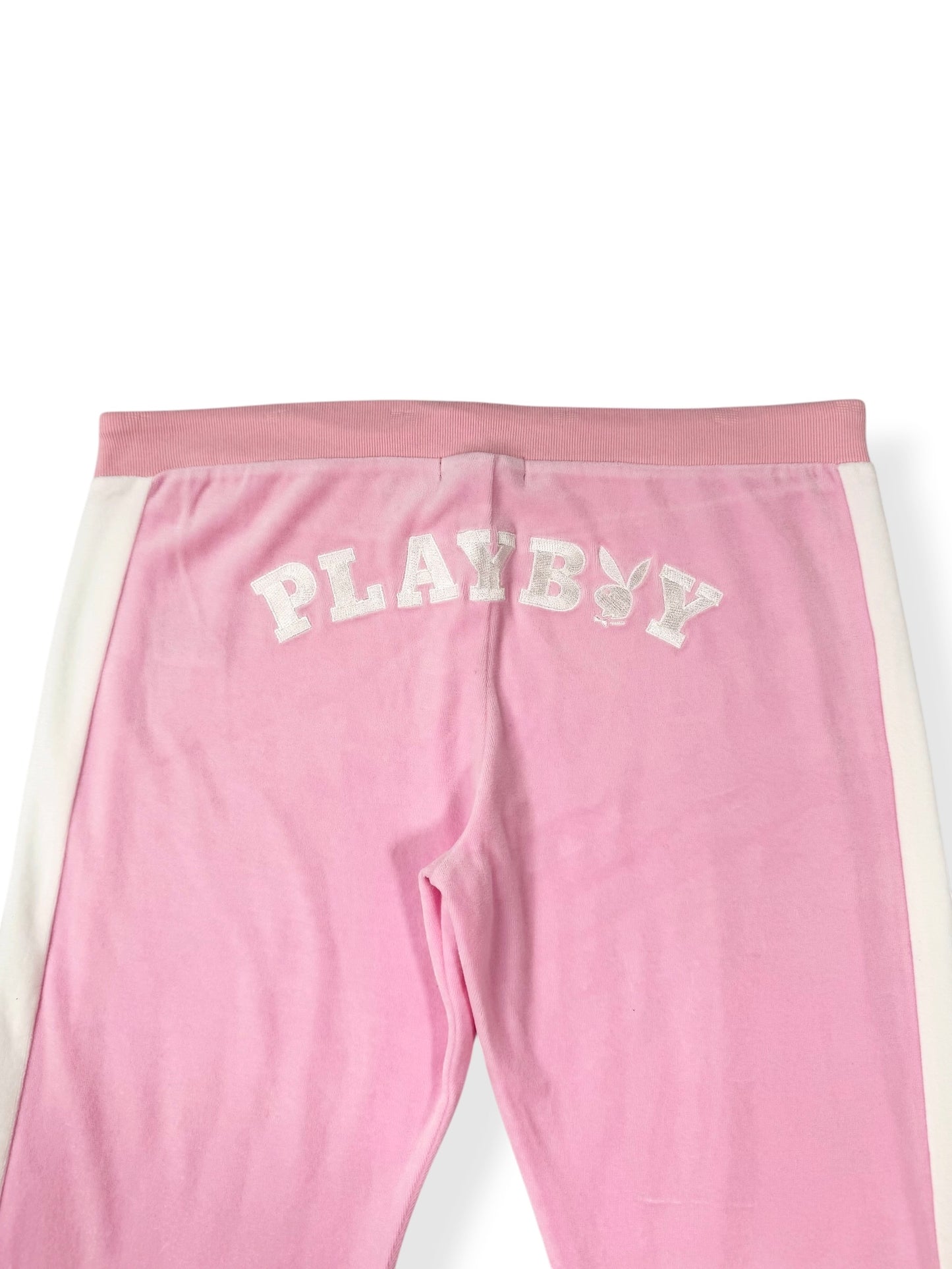 Playboy Pink Velour Trackpants ♡ S