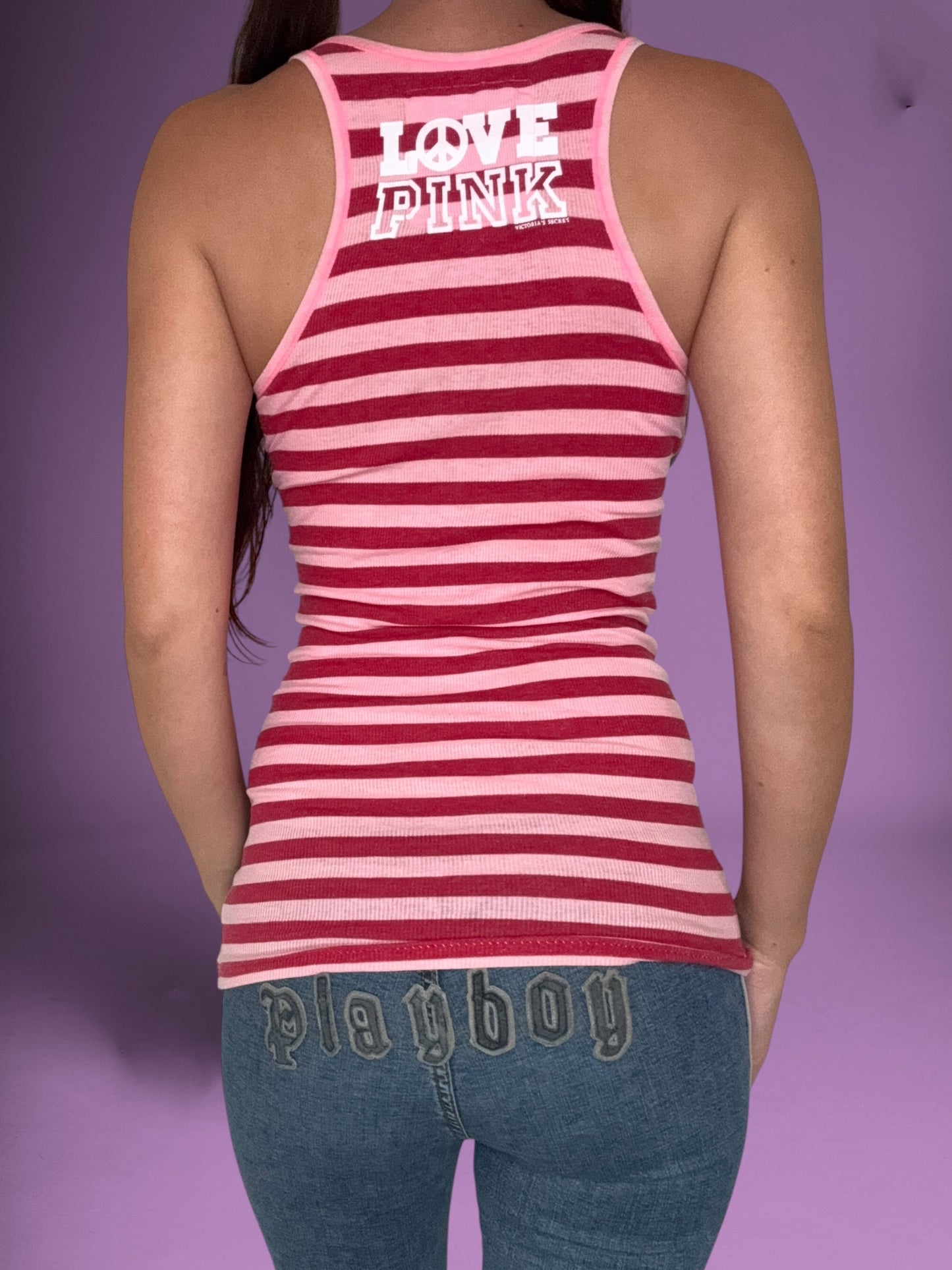 PINK Star & Striped Tank ♡ XS