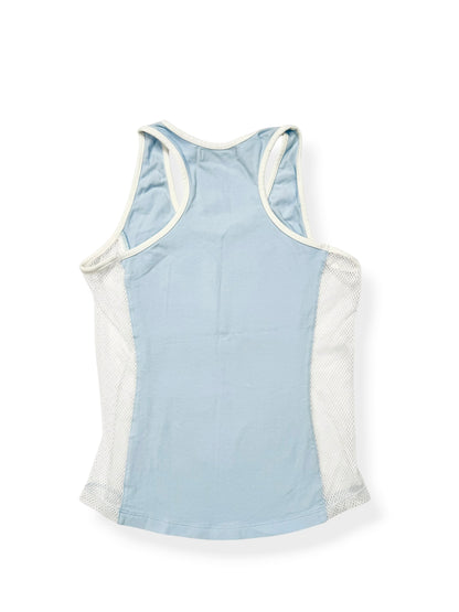 Playboy Baby Blue Mesh Sporty Tank ♡ XS