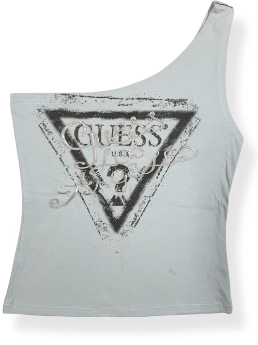 Guess One Shoulder Tank ♡ Size M