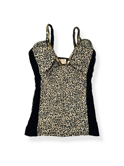 Leopard Sequin Cami ♡ S