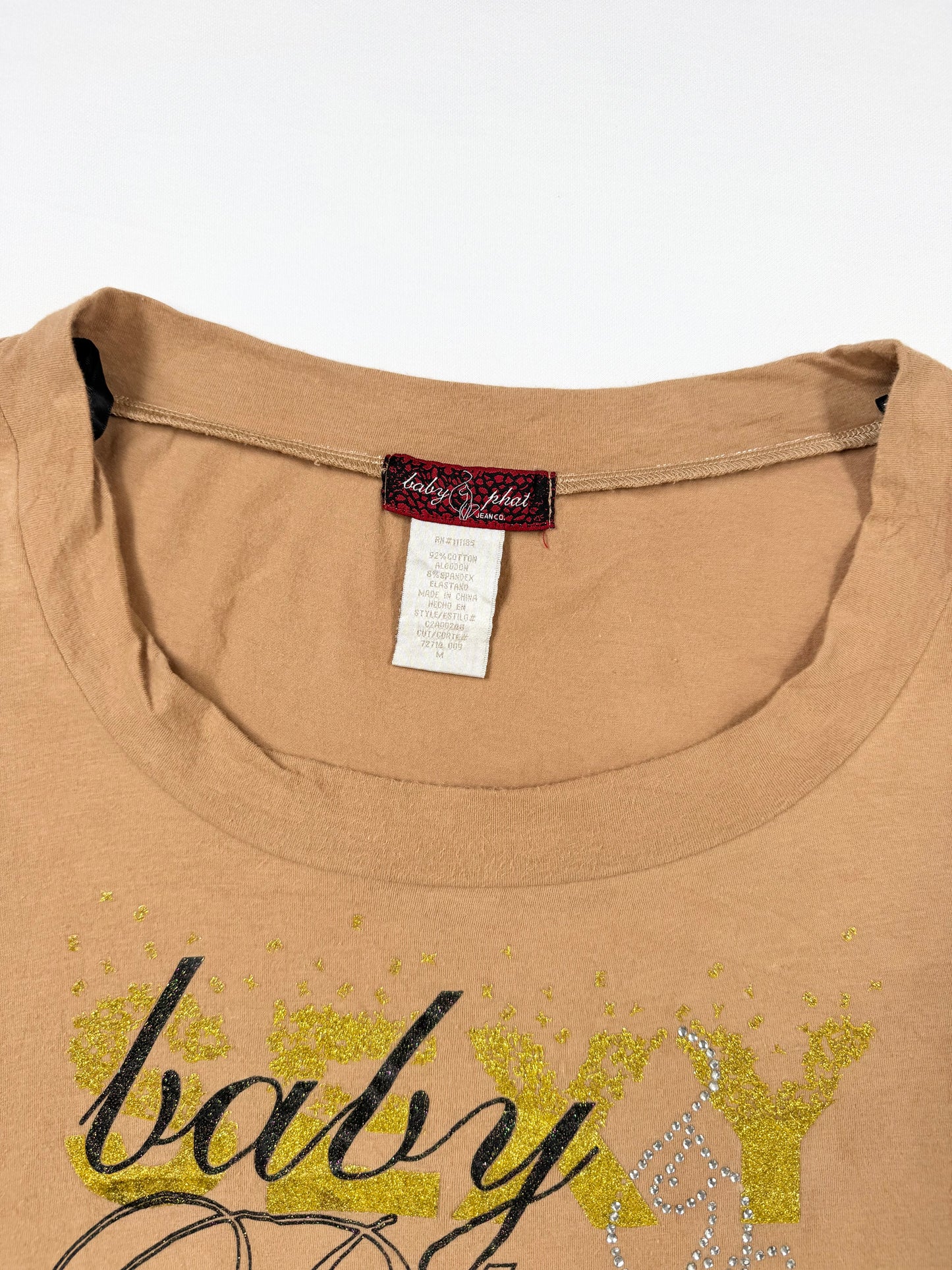 Tan Baby Phat Tee ♡ M