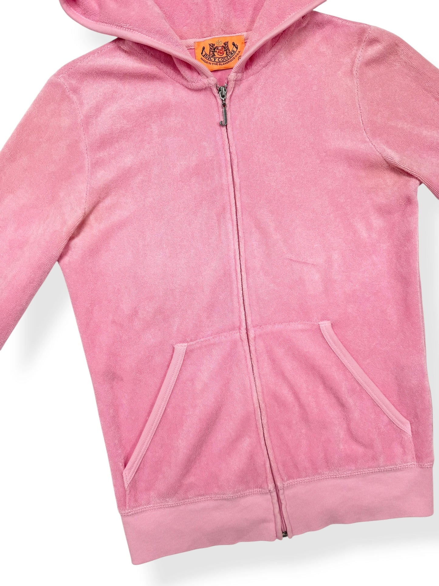 Juicy Couture Pink Towelling Zip Up ♡ S