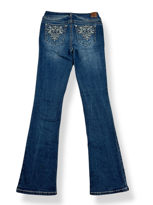 Embroidered Flared Jeans ♡ Size S