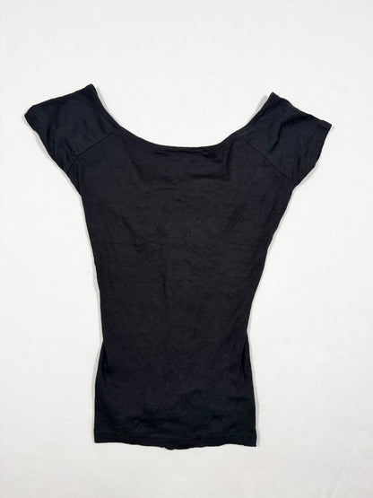 Lace Up Front Tee ♡ Size S