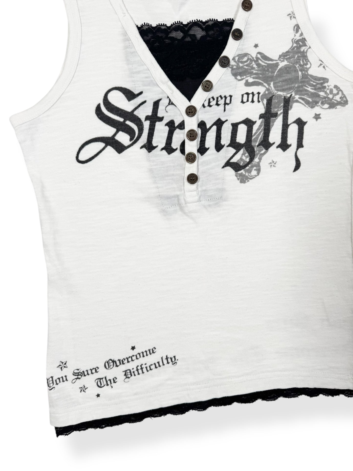 Strength Grunge Tank ♡ Size S
