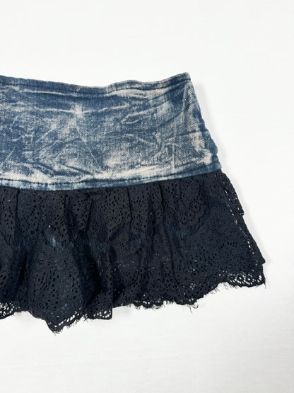 Lace Up Micro Skort