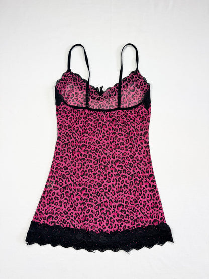 Pink Leopard Cami ♡ S