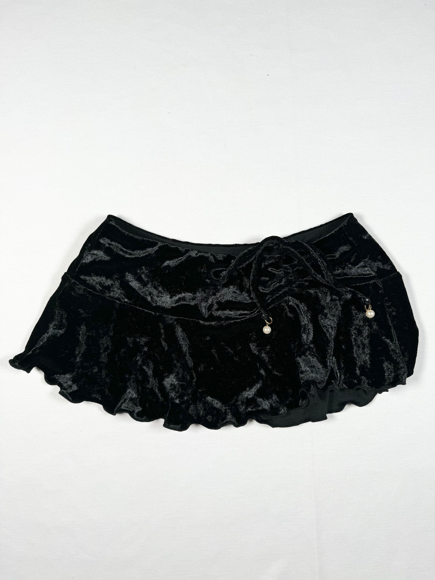 Velvet Milkmaid Bikini + Micro Skirt