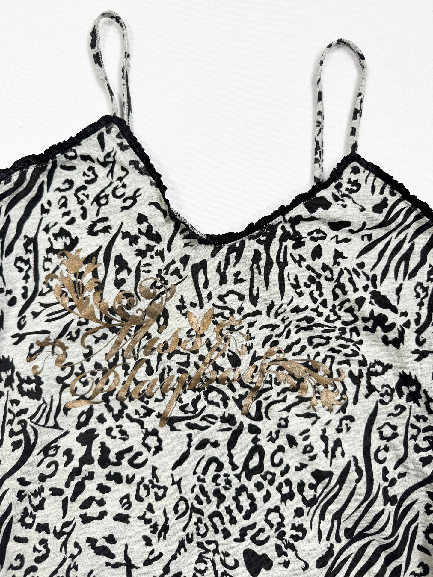 “Miss Playboy” Leopard Cami ♡ M