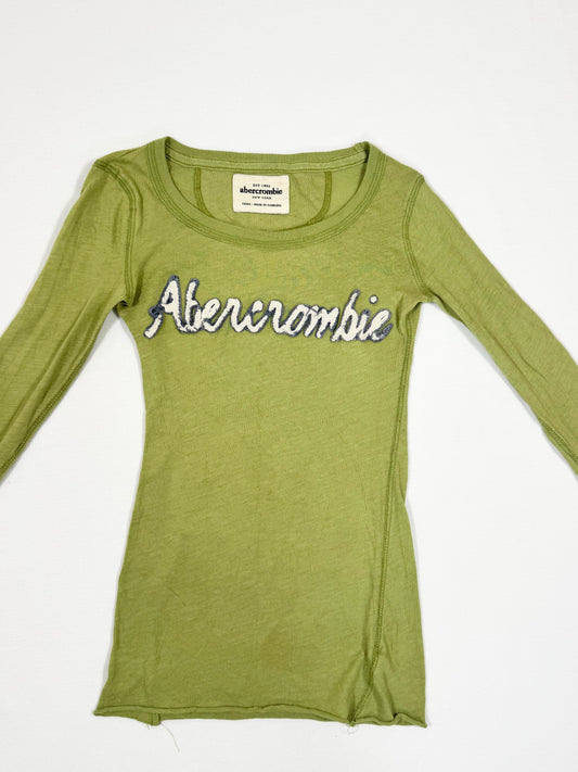 Abercrombie Green Long Sleeved Top ♡ XXS/XS