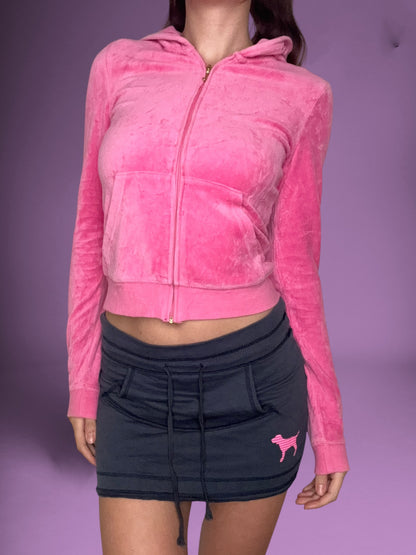 Pink Juicy Couture Zip Up Hoodie ♡ S