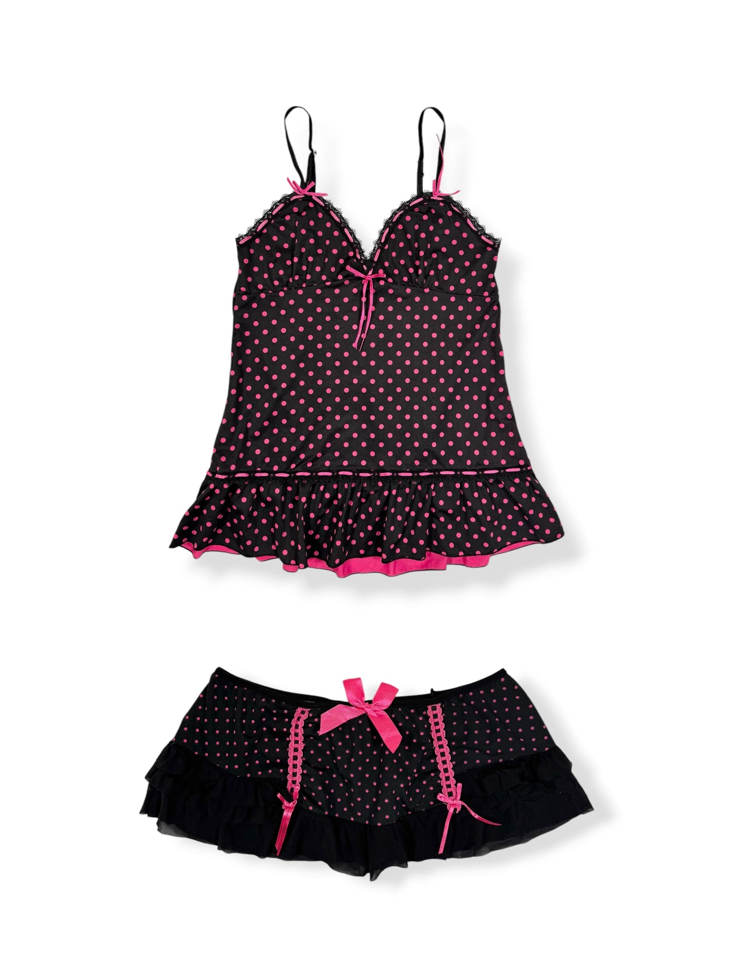 Rampage Polka Dot Cami Set ♡ XS/S