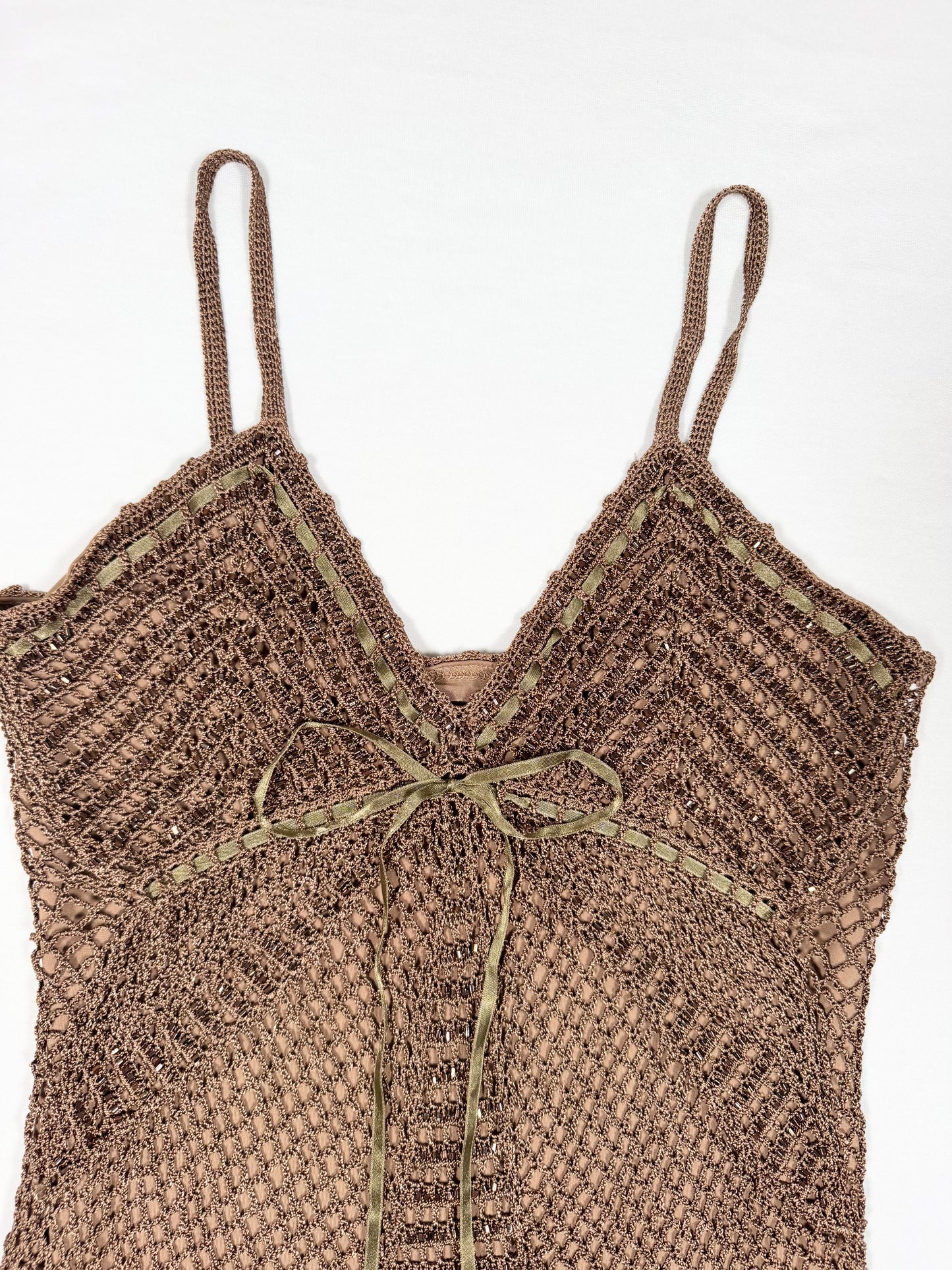 Beaded Crochet Cami ♡ Size S