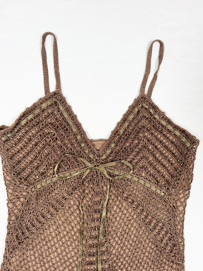 Beaded Crochet Cami ♡ Size S