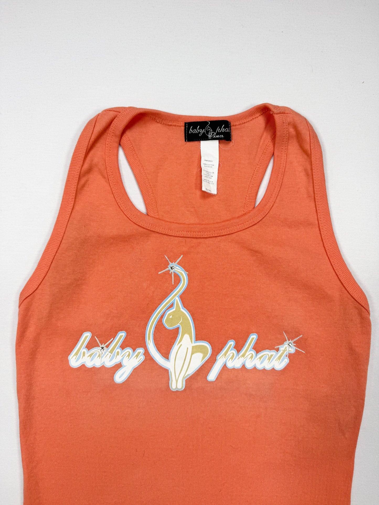 Baby Phat Orange Tank ♡ S