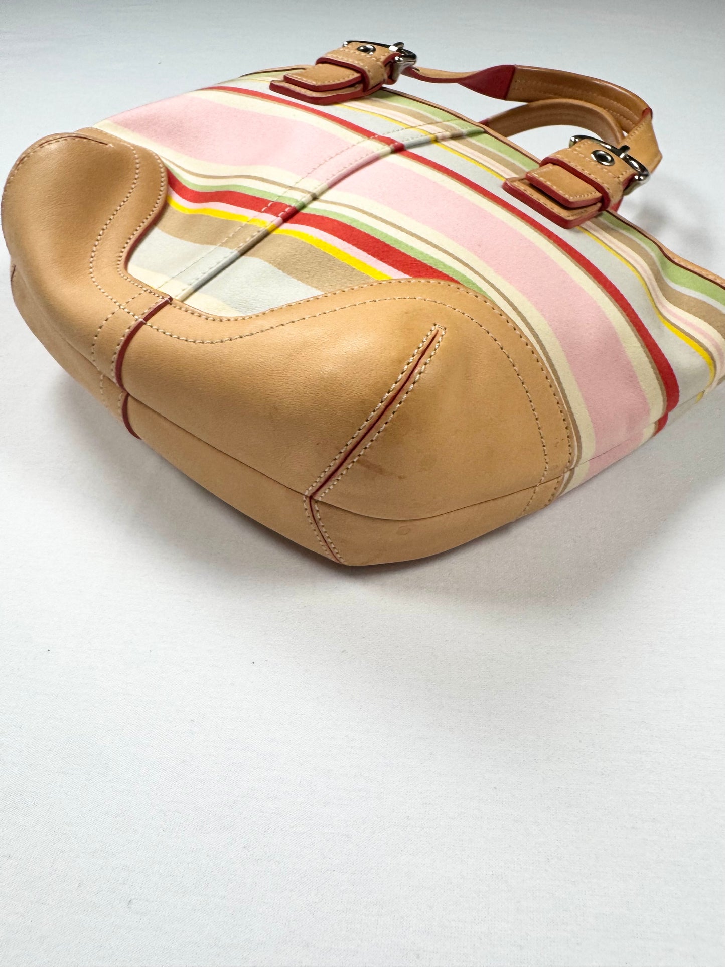 Coach Spring Striped Bag ♡