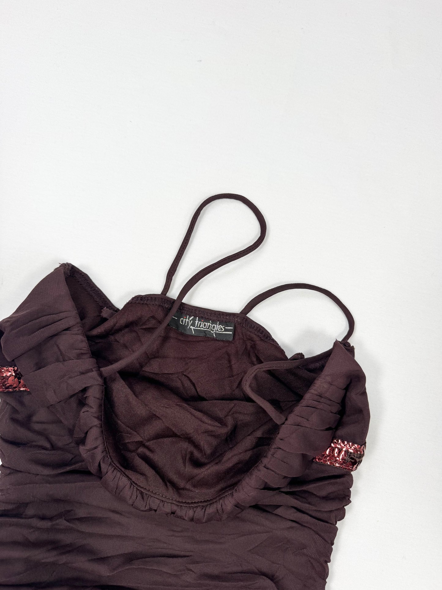 City Triangles Brown Dress ♡ S