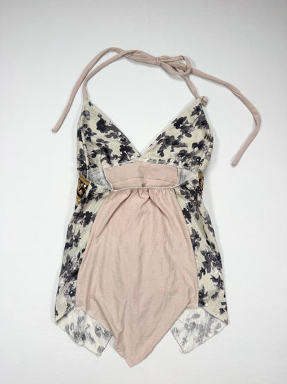 Floral Halter Cami ♡ S