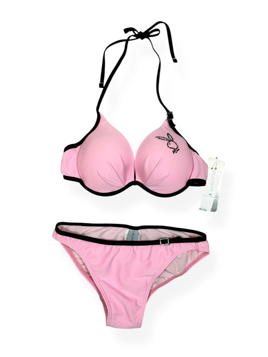 Playboy Pink & Black Bikini ♡ Size XS