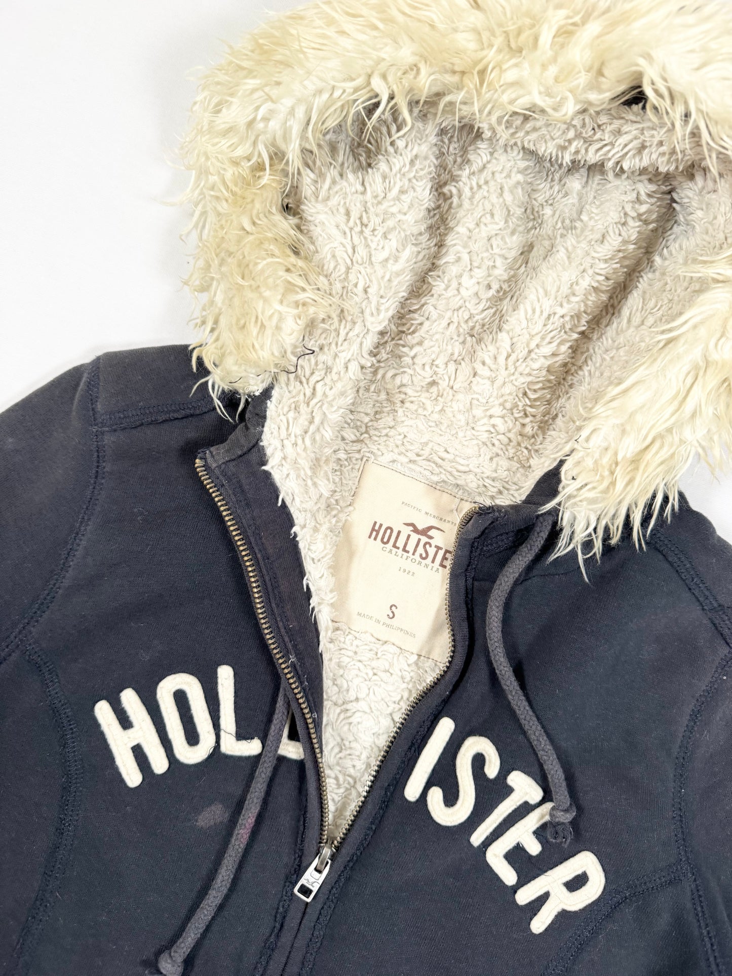 Hollister Fur Hood Zip Up