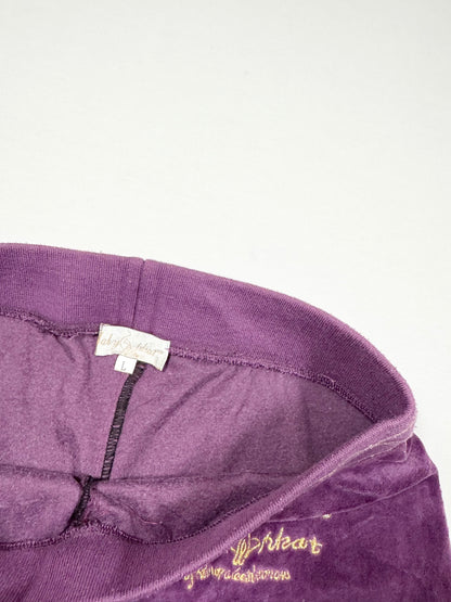 Baby Phat Purple Velour Trackpants ♡ Size S