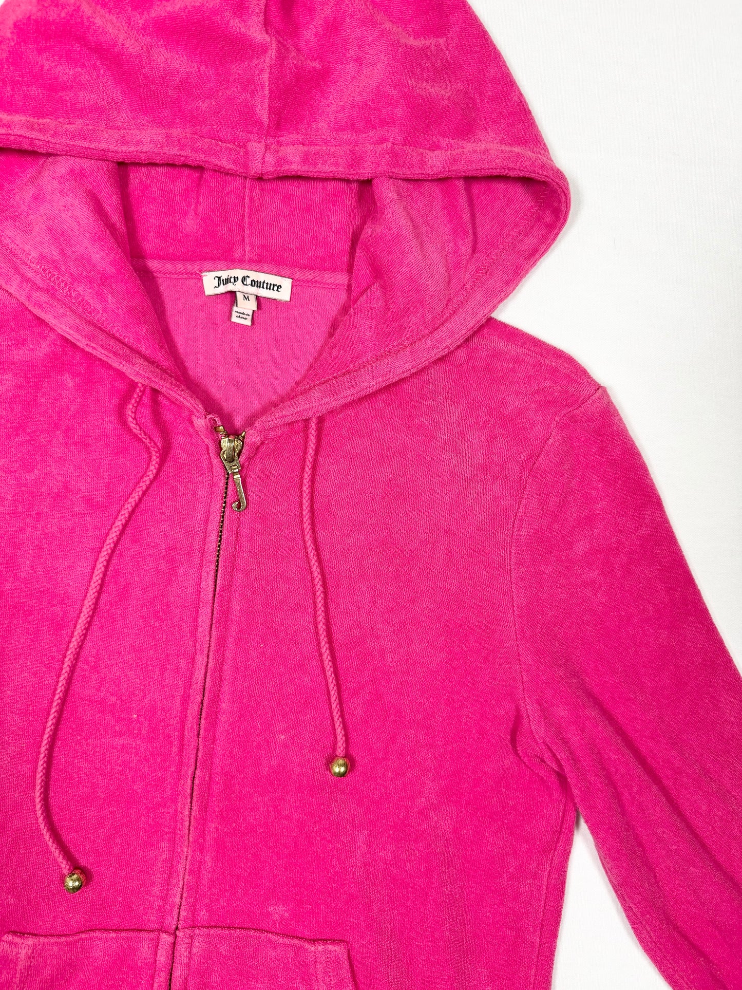Hot Pink Juicy Couture Zip Up ♡ Size M