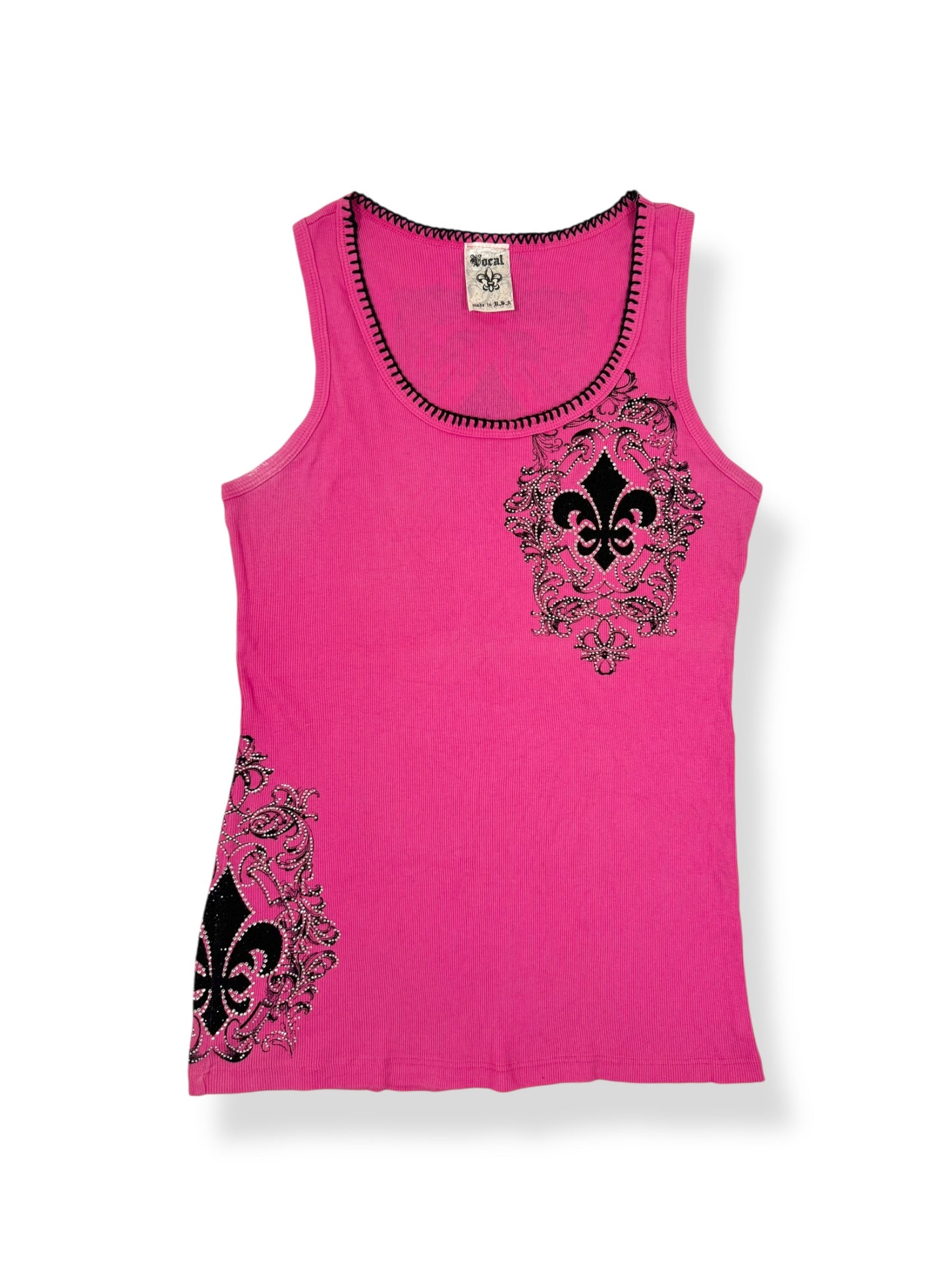 Vocal Pink Cross Tank ♡ 3XL