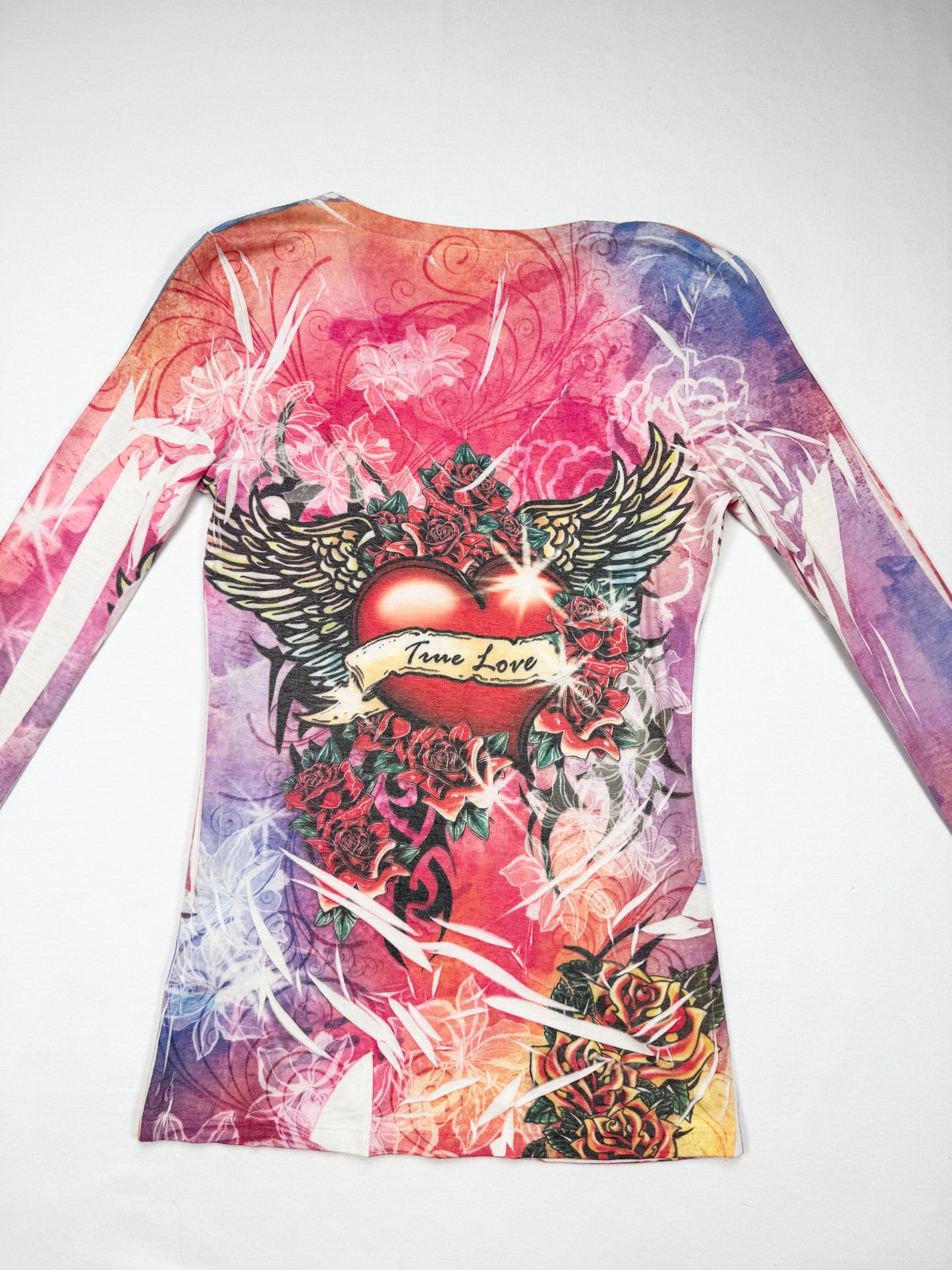 Tie Dye Grunge Long Sleeved Top ♡ S