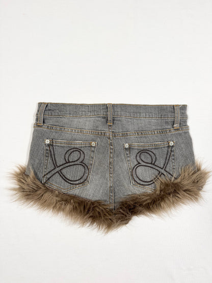 Fur Trim Shorts ♡ Size S